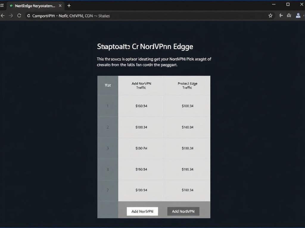add nordvpn to edge. Table: Quick comparison of options for protecting Edge traffic