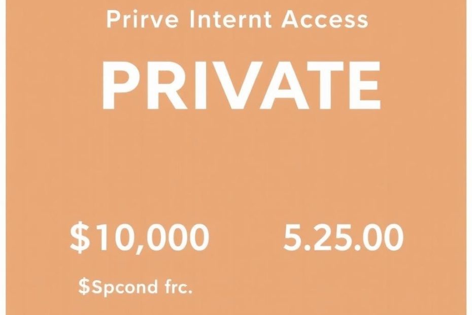 Decoding the Price Tag: What Private Internet Access Really Costs Per Month