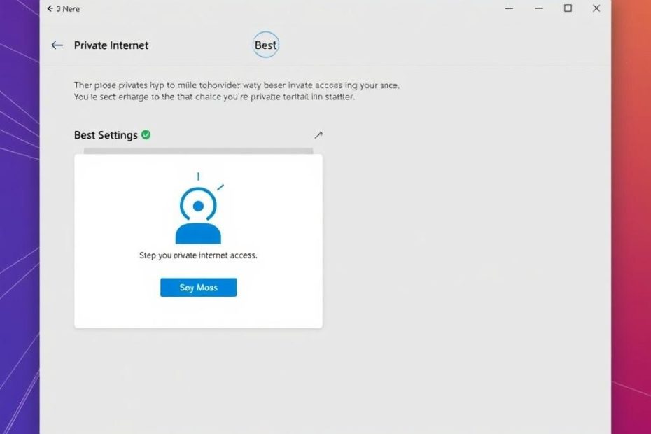 Mastering Private Internet Access: The Ultimate Guide to the Best PIA VPN Settings
